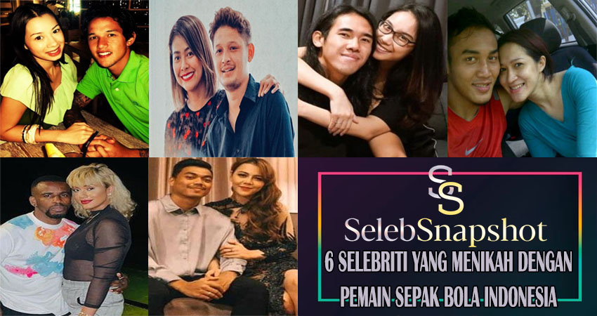 6 Selebriti yang Menikah dengan Pemain Sepak Bola di Indonesia